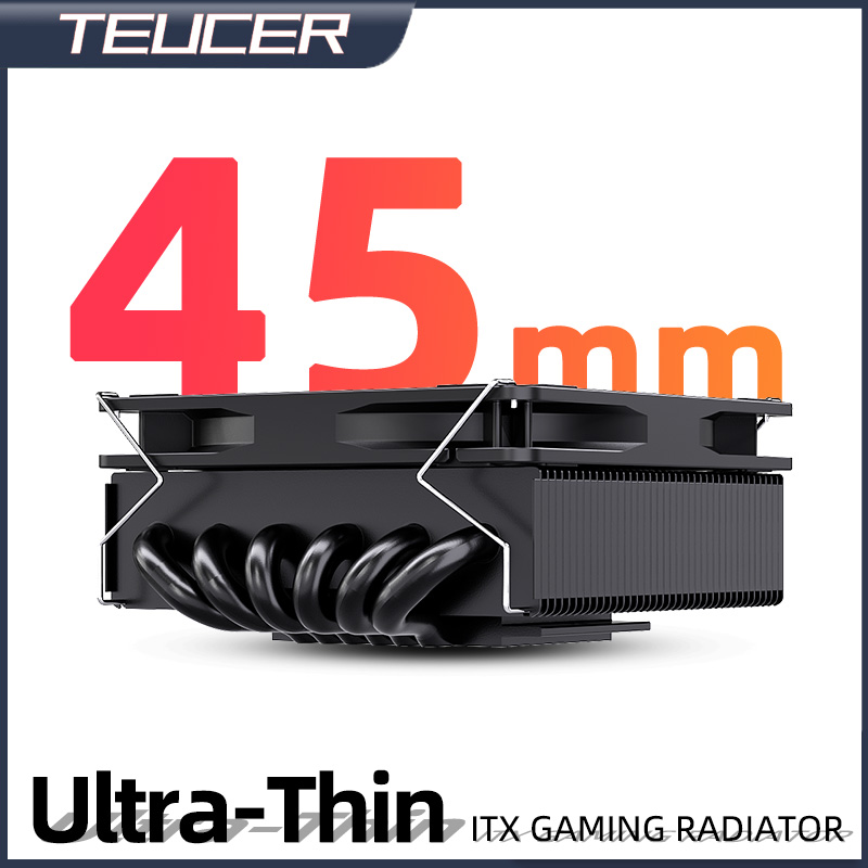 Cpu Heatsink - Teucer 高さ 45 ミリメートル CPU クーラー