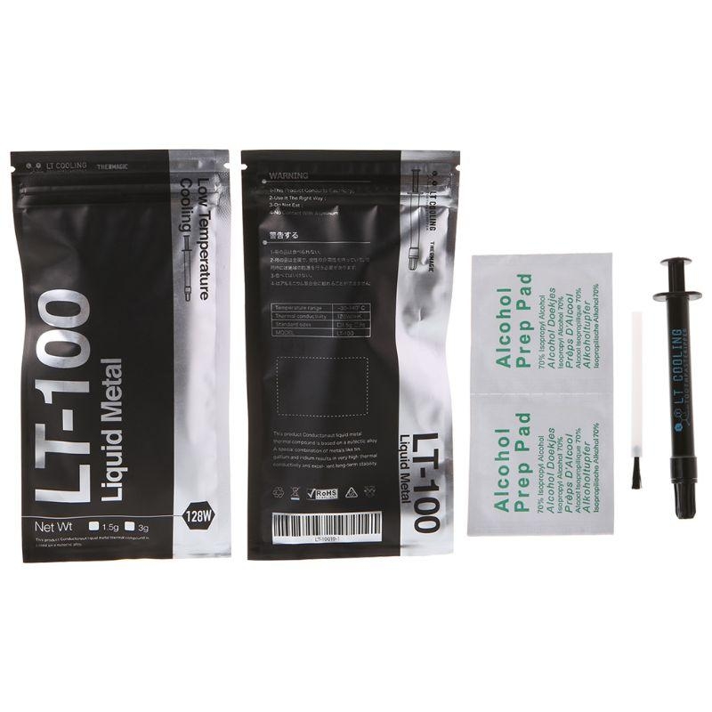 Thermal Paste - LT-100 液体金属熱伝導ペーストグリース CPU GPU 冷却液体超 128
