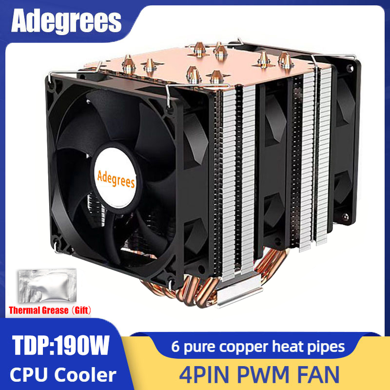 Cpu Heatsink - 6 ヒートパイプ CPU クーラー 4Pin PWM