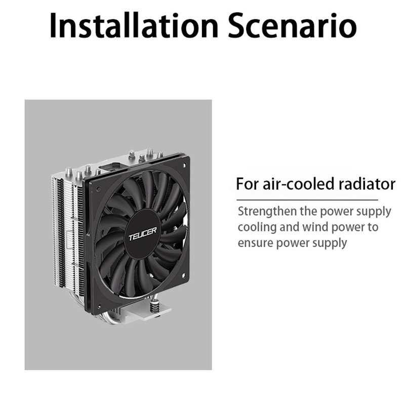 TEUCER TE-12012 超薄型冷却ファン 120x1 - Gpu Cooler のレビューと価格