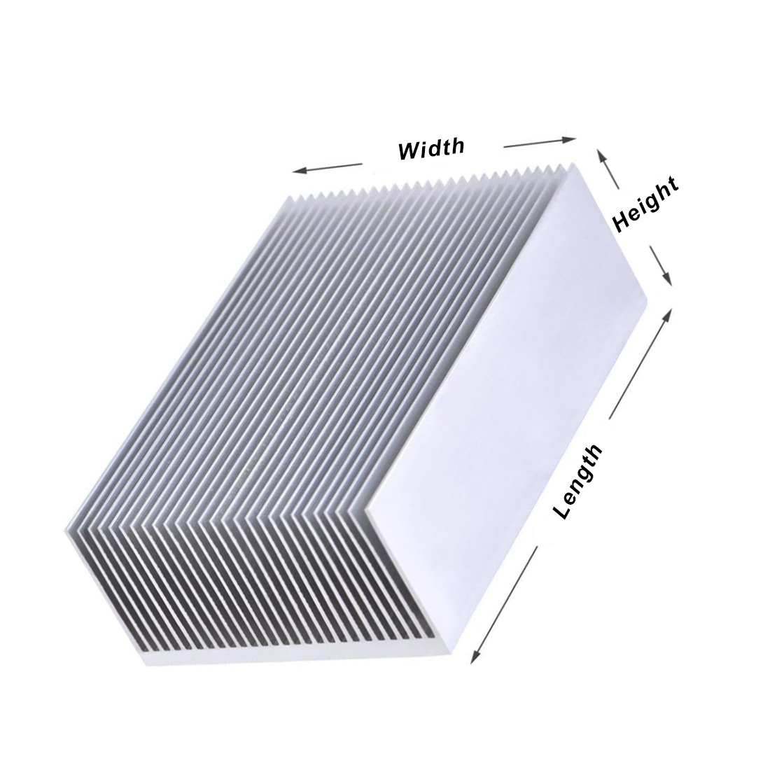 DIY クーラー アルミ製ヒートシンク グリル形状 ラジエー - Heatsink のレビューと価格