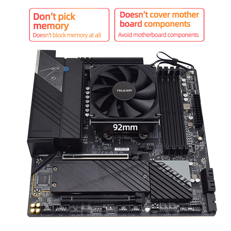 Teucer 高さ 45 ミリメートル CPU クーラー I - Cpu Heatsink のレビューと価格