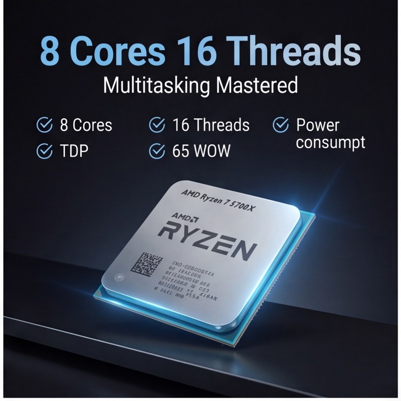 AMD Ryzen 7 5700X プロセッサー 家庭用ゲー - Cpu Fan のレビューと価格
