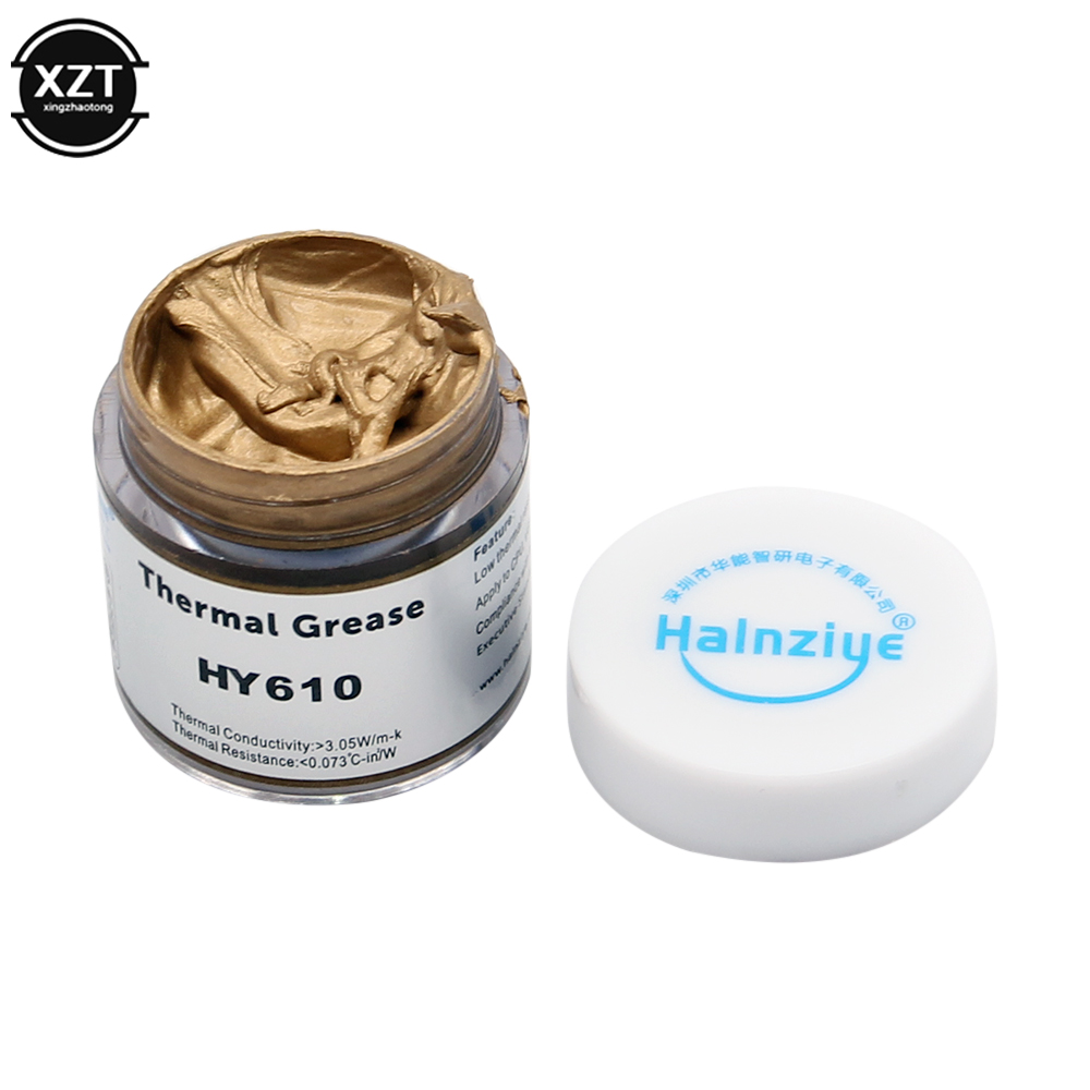 冷却ファンhy610 20g,CPU冷却,熱グリース,金メッ - Thermal Paste のレビューと価格