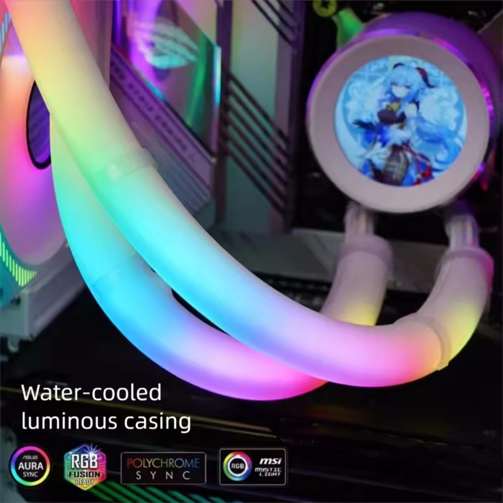 フレキシブル5V ARGB LEDネオンチューブライトストリ - Aio Liquid Cooler のレビューと価格