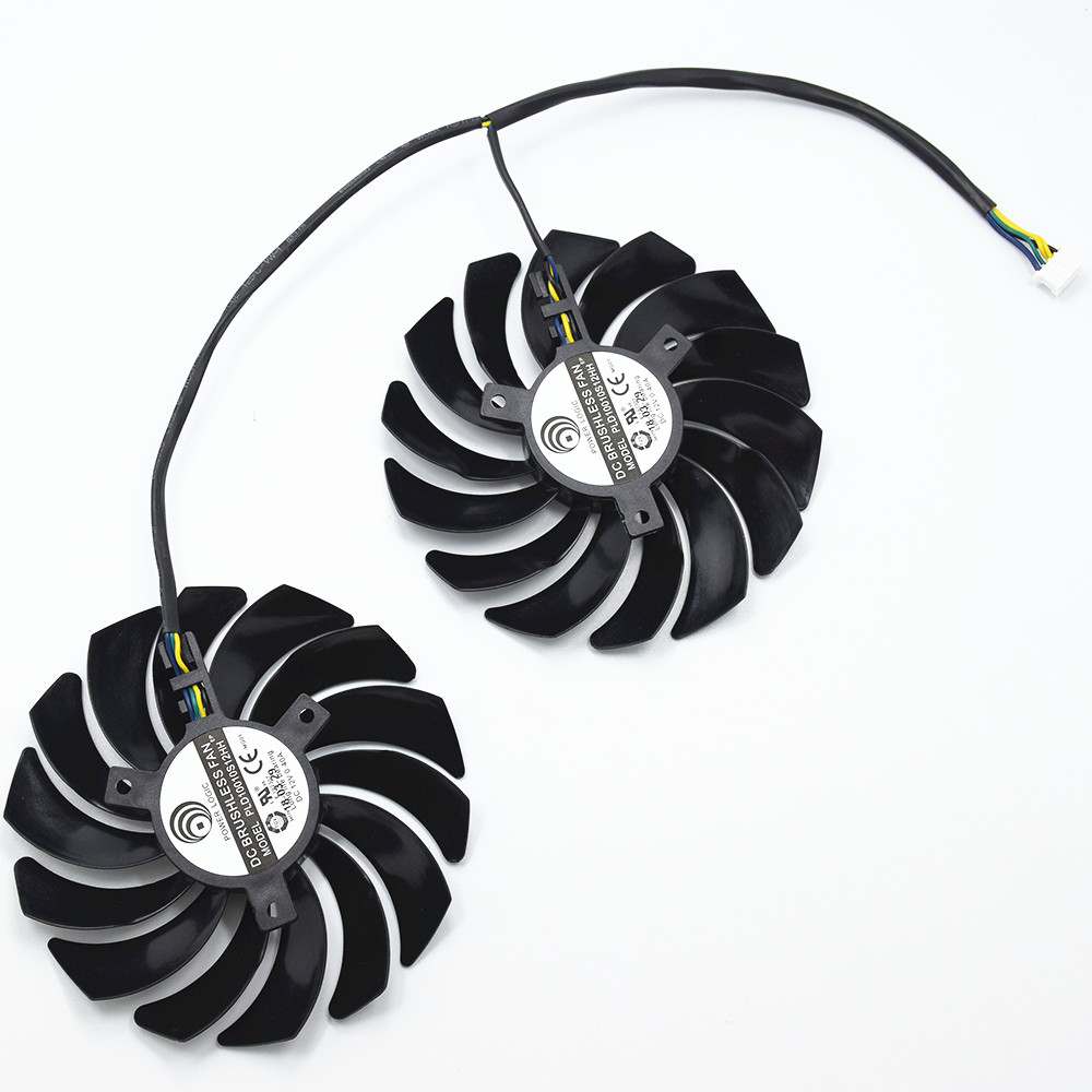 2個95ミリメートルPLD10010S12HHビデオカードフ - Cpu Cooler のレビューと価格