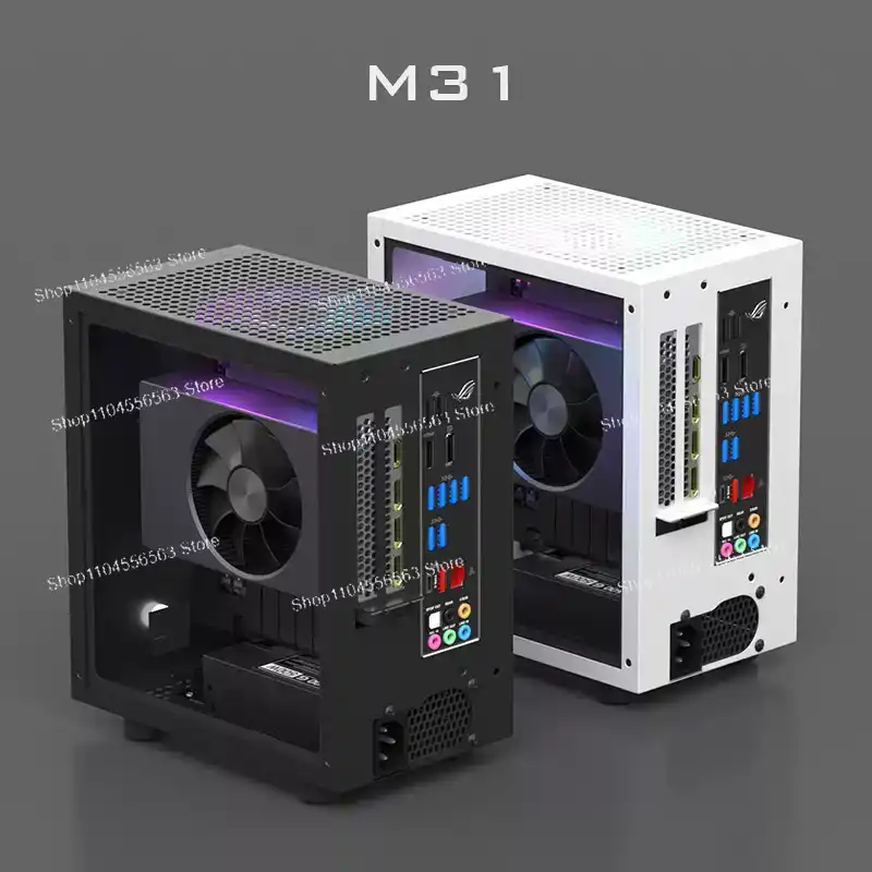 M21 / M31 Mini ITXコンピューターケース、1 - Aio Liquid Cooler のレビューと価格
