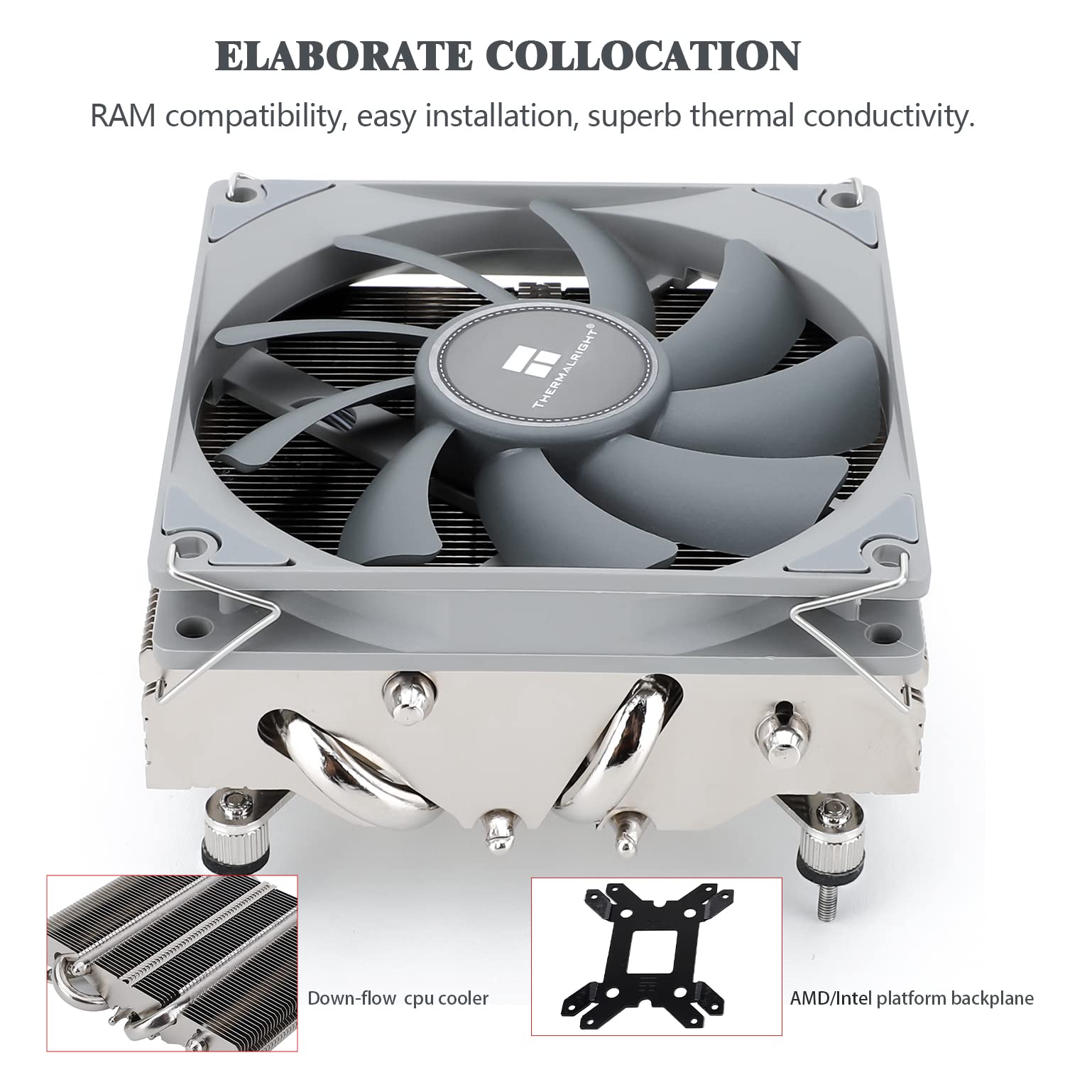 ファン4枚用のサーマル右側AXP90-X47ロープロファイル - Air Cooler Cpu のレビューと価格