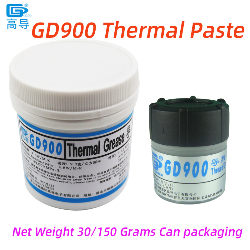 正味重量30/150グラム 缶入り グレー GD900 熱伝 - Thermal Paste のレビューと価格