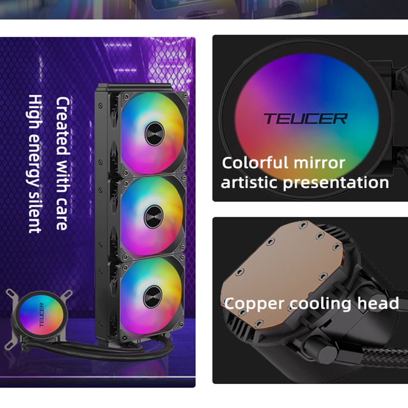 TEUCER AF-120 水クーラー 12 センチメートル - Aio Liquid Cooler のレビューと価格