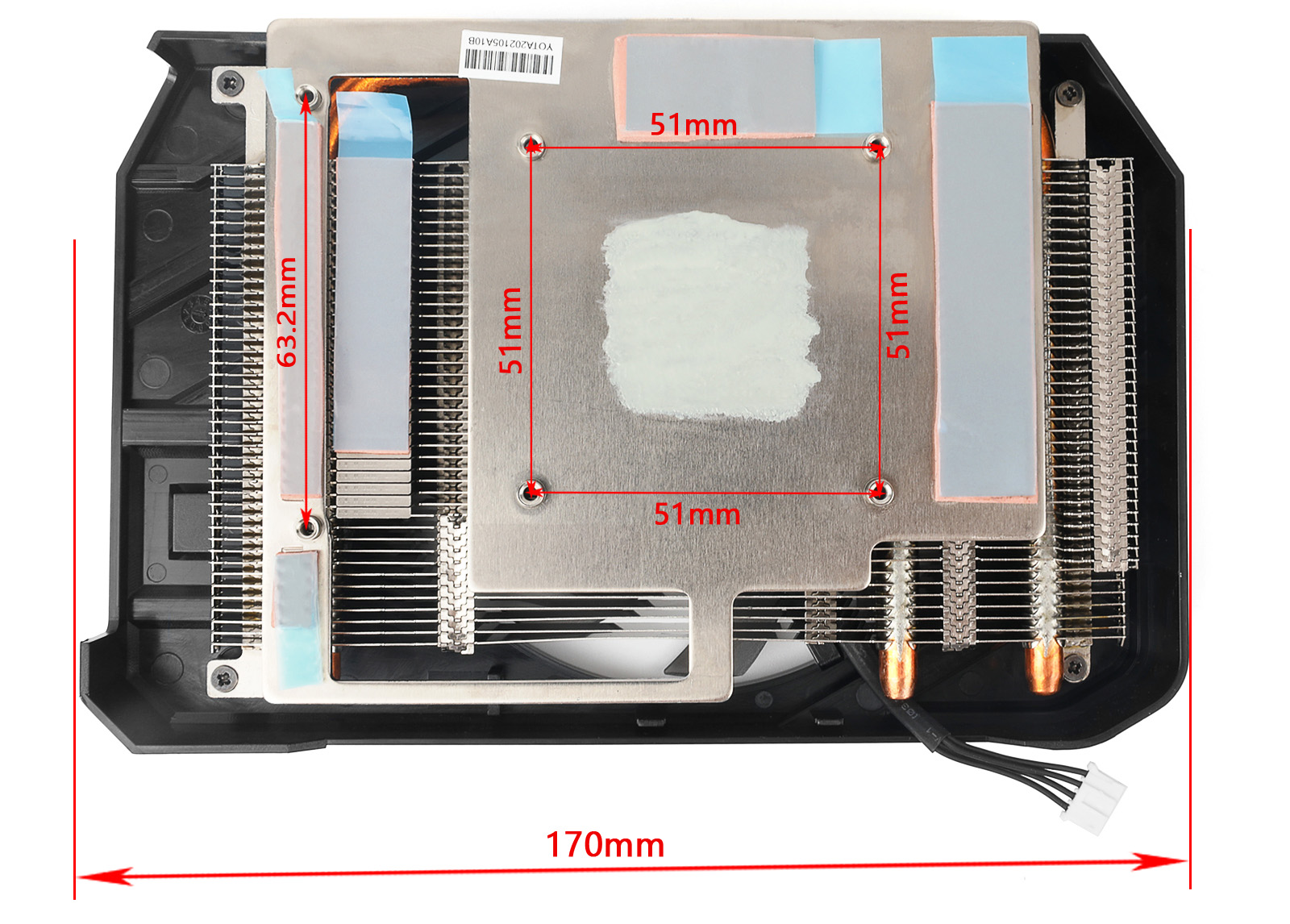 95ミリメートルgpuヒートシンクビデオカード冷却ファンの交 - Gpu Cooler のレビューと価格