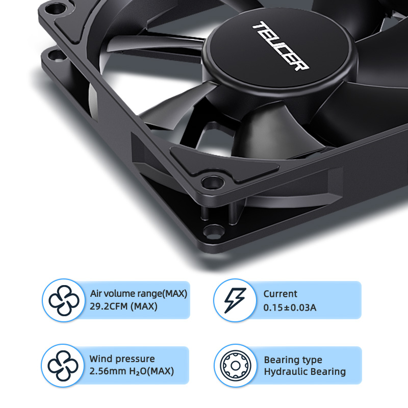 Teucer UT-8015 8 センチメートルシャーシファ - Gpu Cooler のレビューと価格