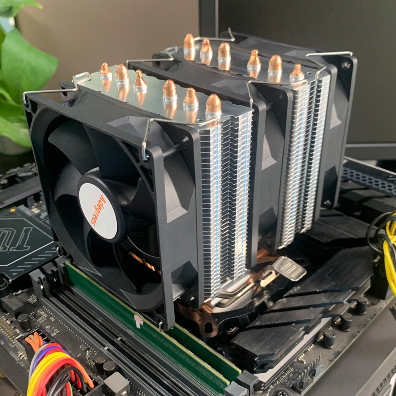 6本のヒートパイプを搭載したCPU空冷クーラー。Intel  - Cpu Heatsink のレビューと価格